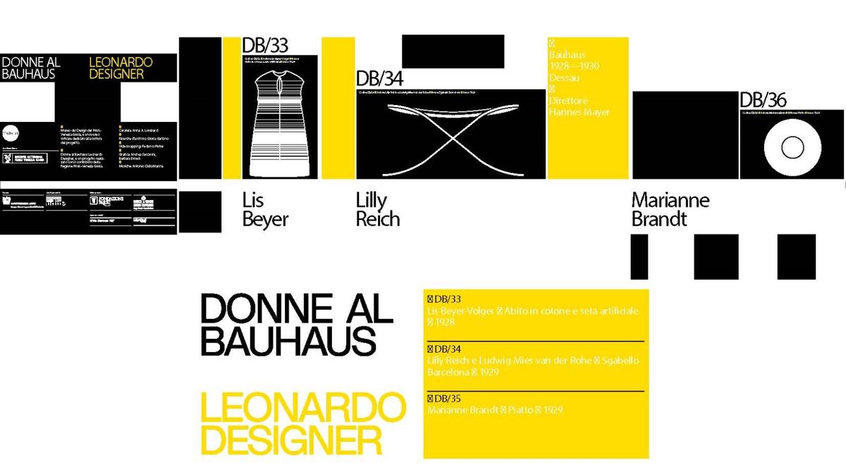 A proposito del Bauhaus ... Famosi e dimenticate
